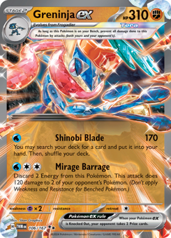 Greninja ex - 106/167