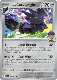 Hop's Corviknight - 108/159