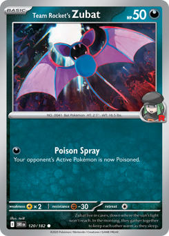 Team Rocket's Zubat - 120/182