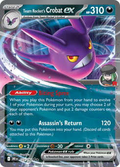 Team Rocket's Crobat ex - 122/182