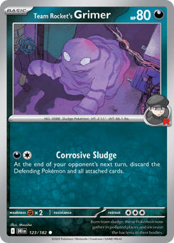 Team Rocket's Grimer - 123/182