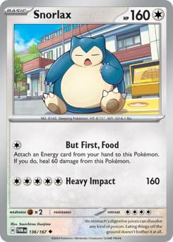 Snorlax - 136/167