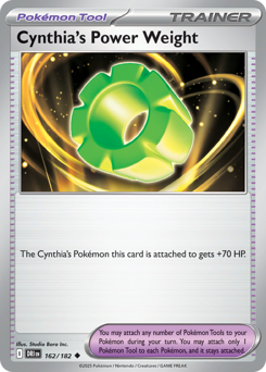 Cynthia's Power Weight - 162/182