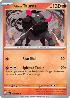 Paldean Tauros - 18/191