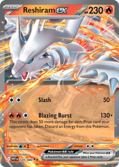 Reshiram ex - 20/86