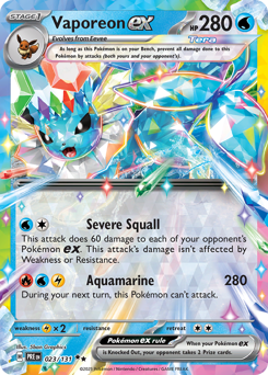 Vaporeon ex - 23/131