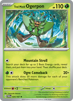 Teal Mask Ogerpon - 24/167