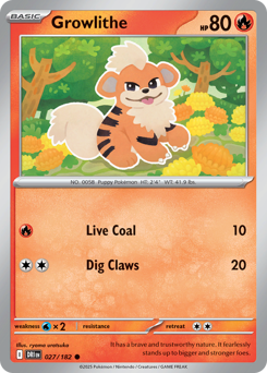 Growlithe - 27/182