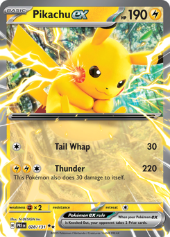 Pikachu ex - 28/131