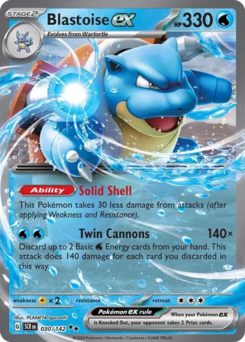 Blastoise ex - 30/142