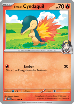 Ethan's Cyndaquil - 32/182
