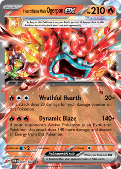 Hearthflame Mask Ogerpon ex - 40/167