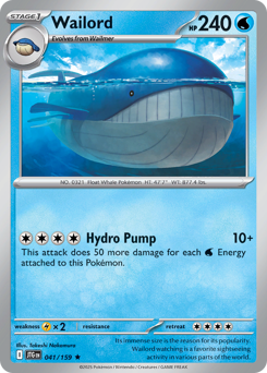 Wailord - 41/159
