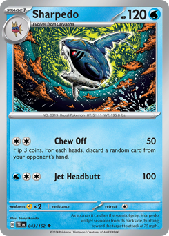 Sharpedo - 43/162