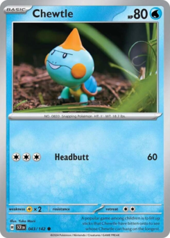 Chewtle - 43/142