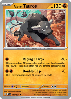 Paldean Tauros - 48/94