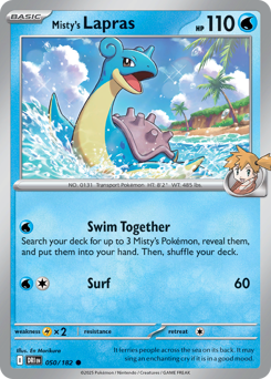 Misty's Lapras - 50/182