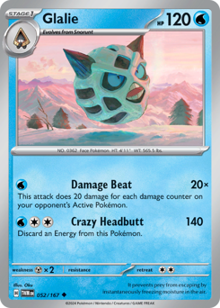 Glalie - 52/167