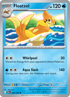 Floatzel - 58/182