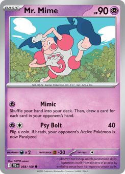 Mr. Mime - 58/159