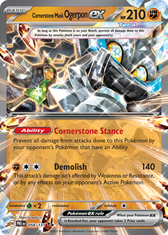Cornerstone Mask Ogerpon ex - 58/131