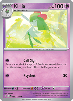 Kirlia - 59/132