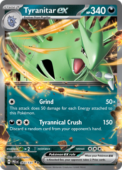 Tyranitar ex - 64/131