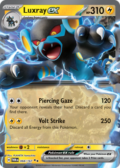 Luxray ex - 68/167