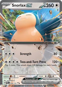 Snorlax ex - 76/131