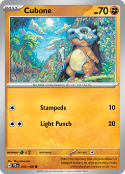 Cubone - 76/159