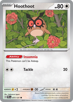Hoothoot - 77/131