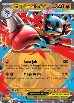 Mega Lucario ex - 77/132