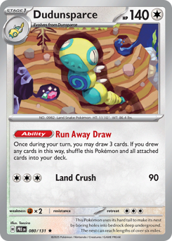Dudunsparce - 80/131