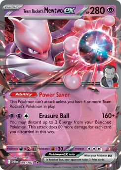 Team Rocket's Mewtwo ex - 81/182