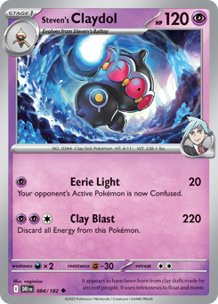Steven's Claydol - 84/182