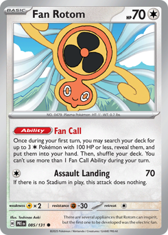 Fan Rotom - 85/131