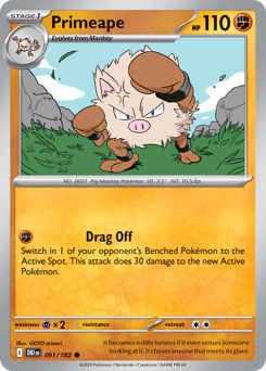 Primeape - 91/182
