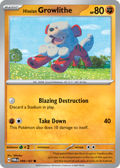 Hisuian Growlithe - 99/167