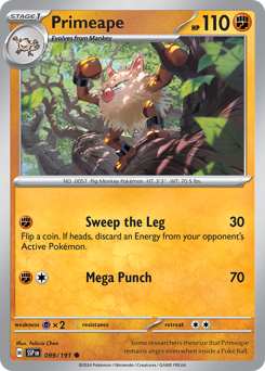 Primeape - 99/191