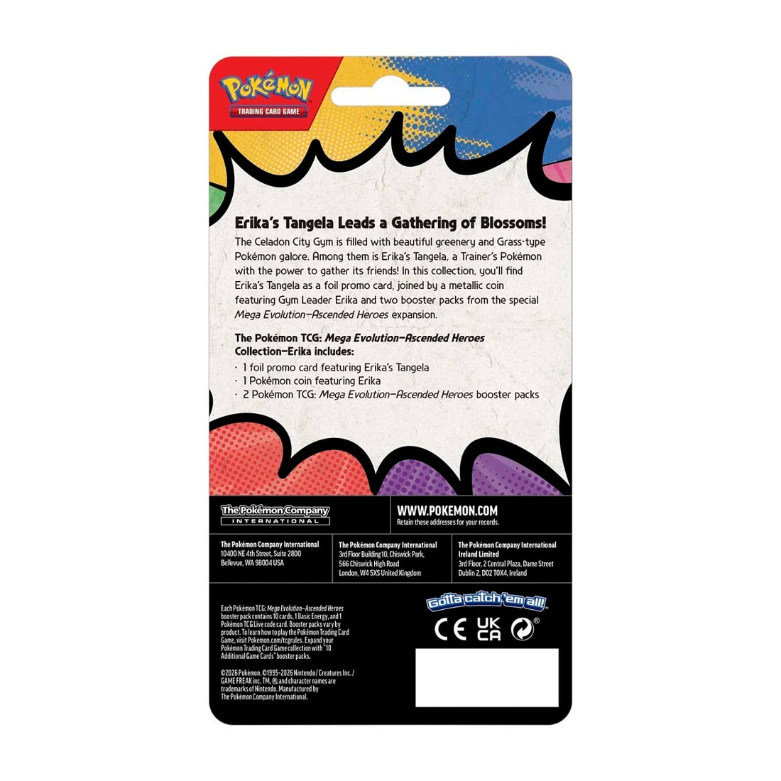 Pokémon TCG: Mega Evolution-Ascended Heroes Collection (Erika)