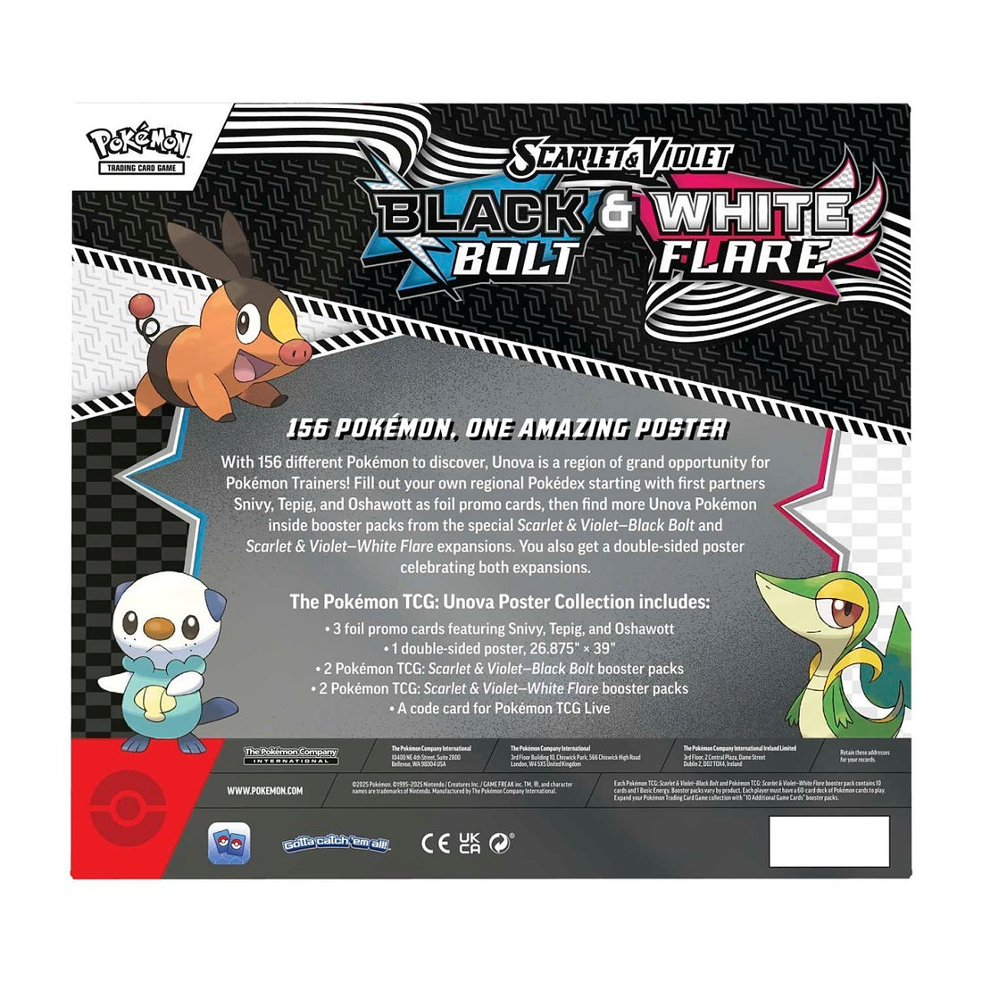 Pokémon TCG: Unova Poster Collection