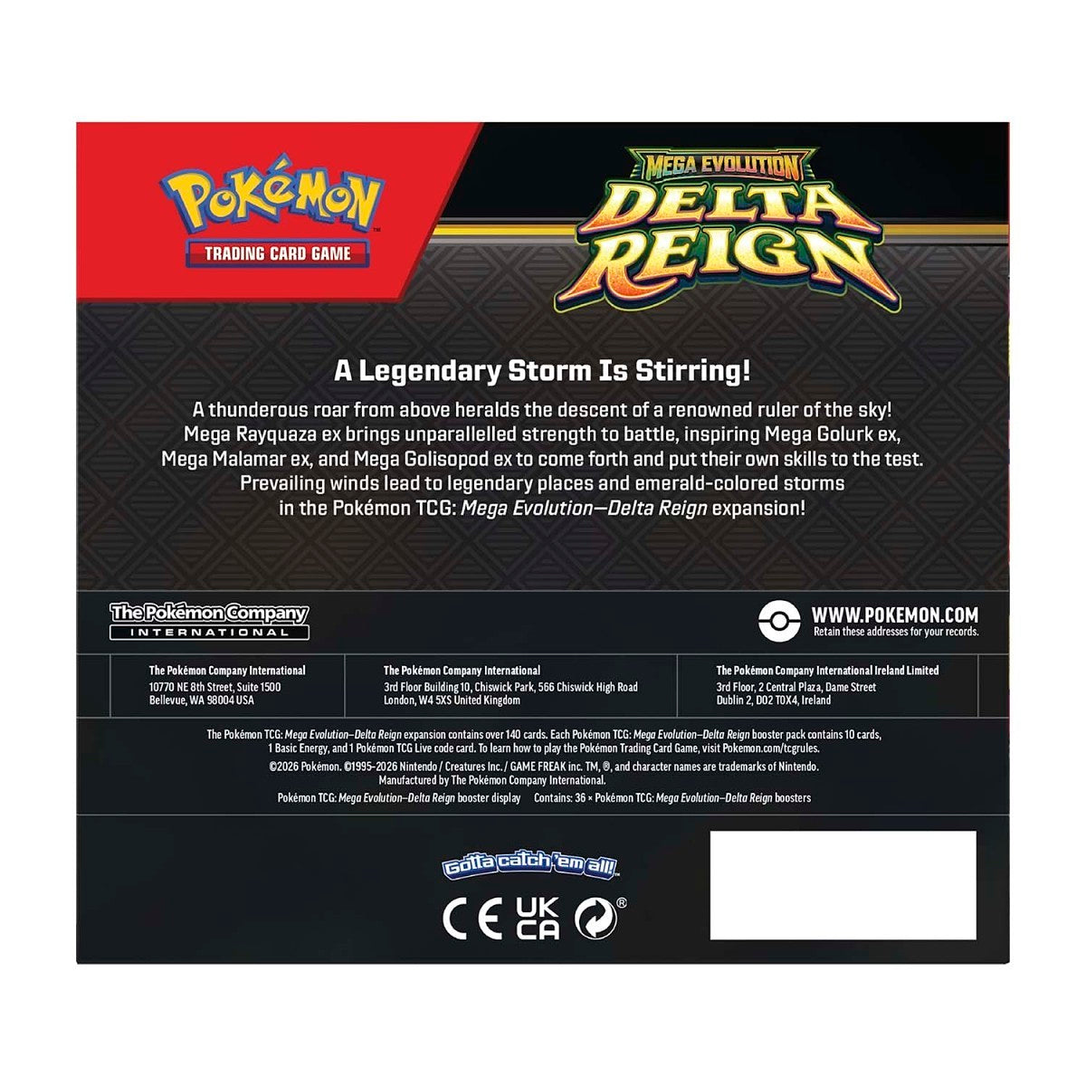 Pokémon TCG: Mega Evolution-Delta Reign Booster Box