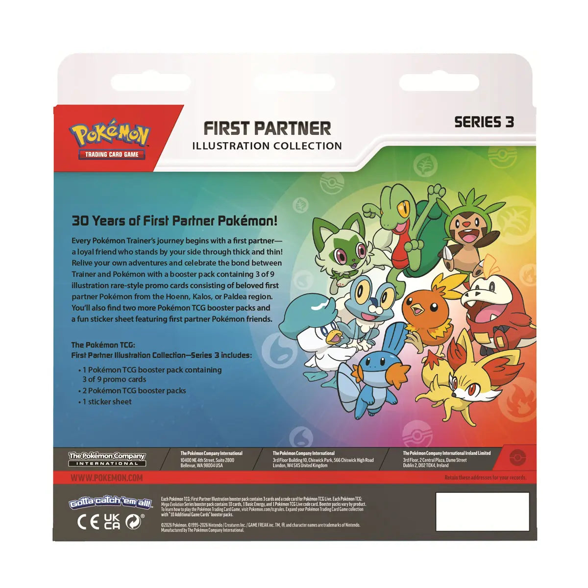 Pokémon TCG: First Partner Illustration Collection – Series 3