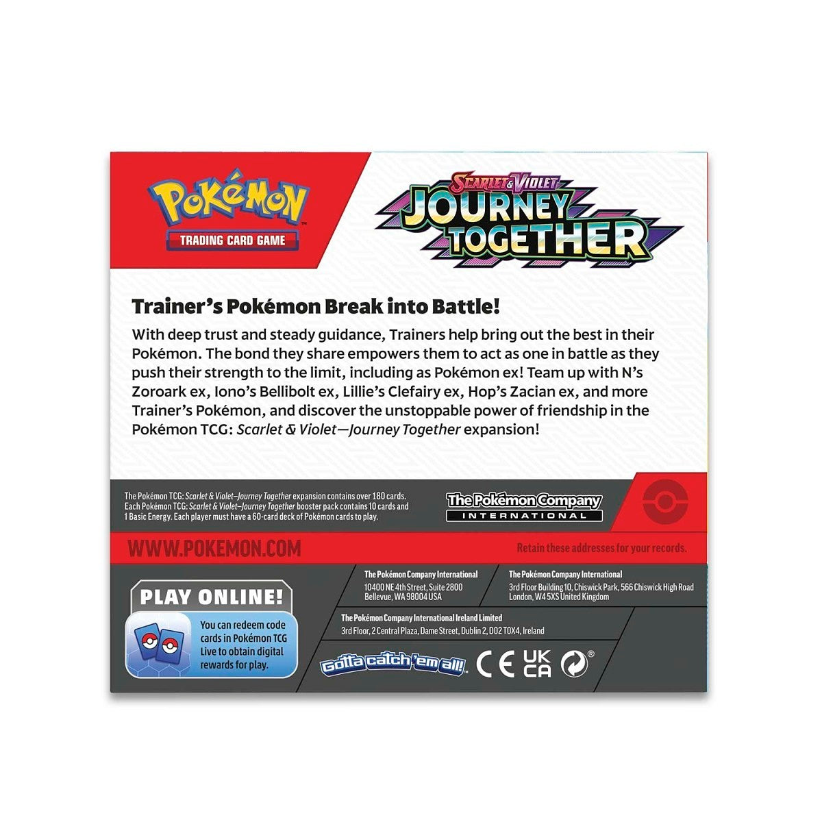 Pokémon TCG: Scarlet & Violet-Journey Together Booster Box