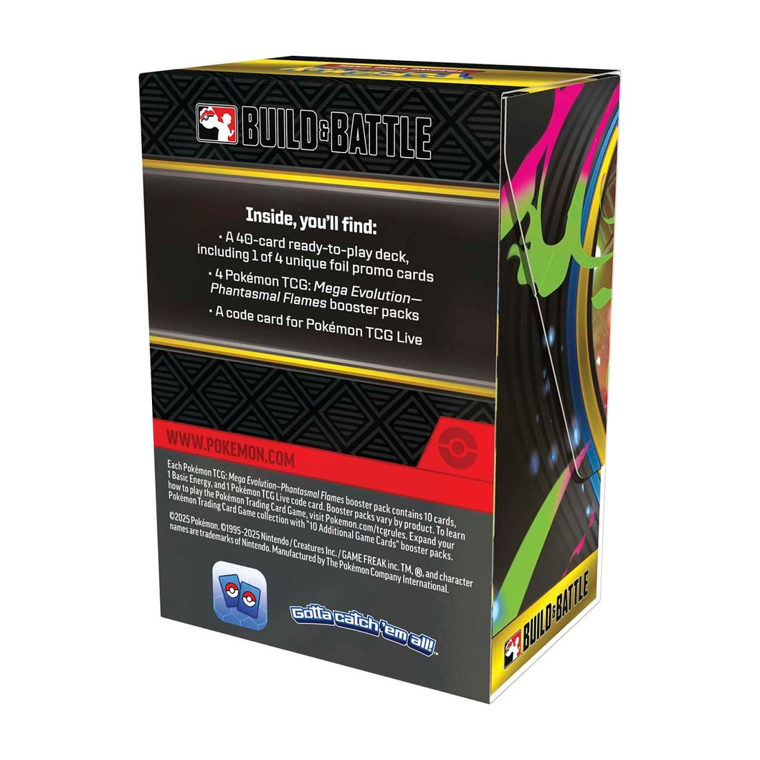 Pokémon TCG: Mega Evolution-Phantasmal Flames Build & Battle Box