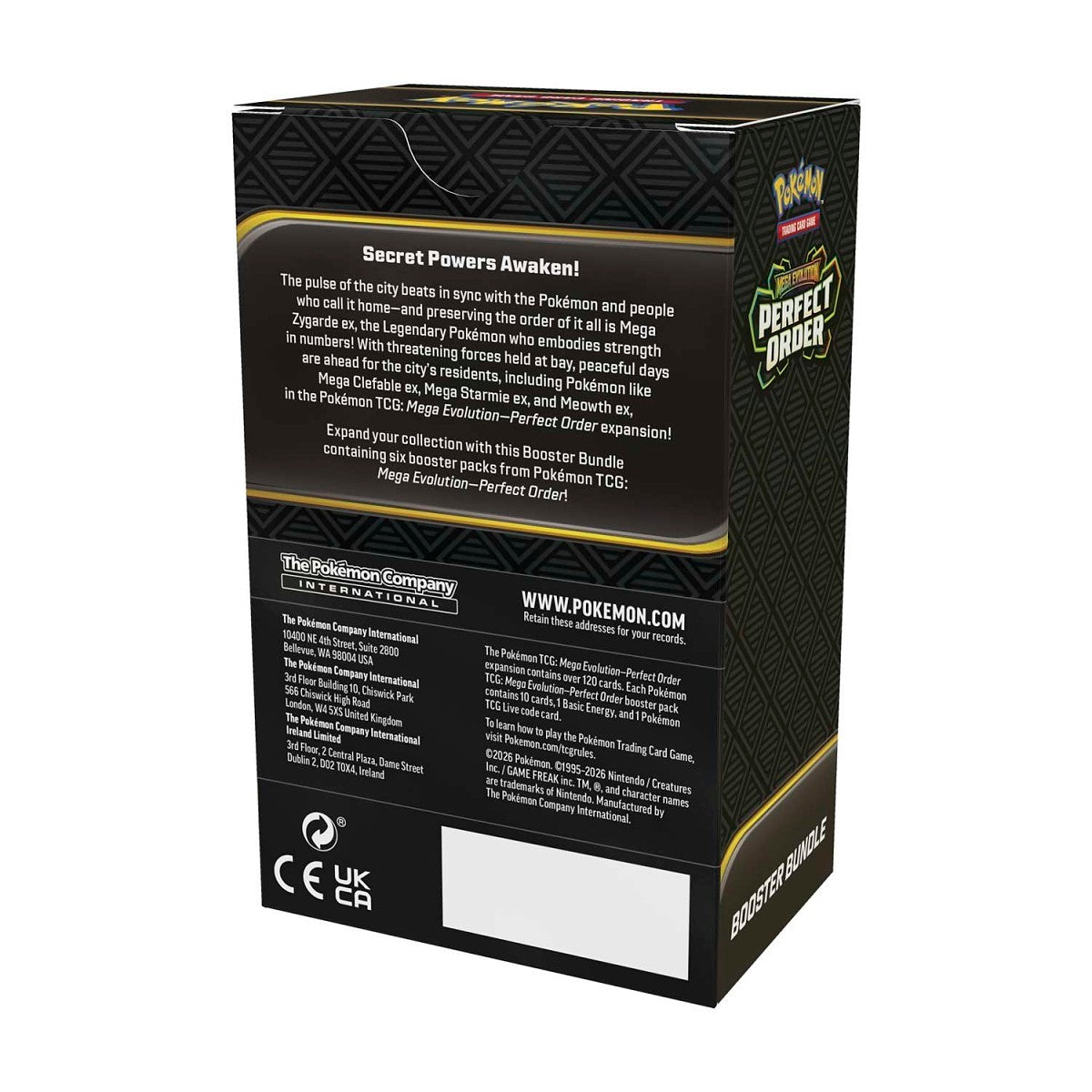 Pokémon TCG: Mega Evolution-Perfect Order Booster Bundle