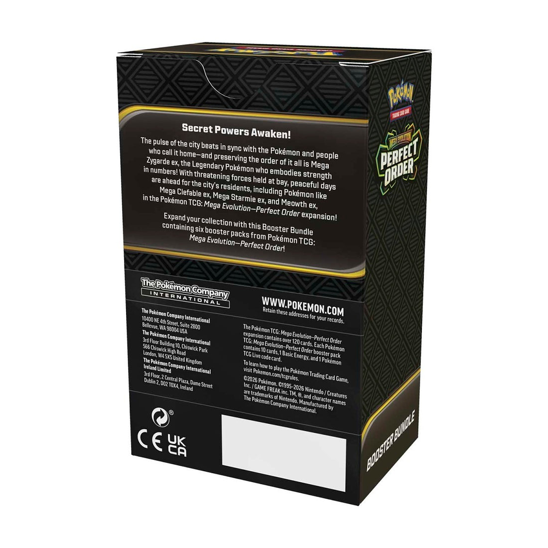 Pokémon TCG: Mega Evolution-Perfect Order Booster Bundle