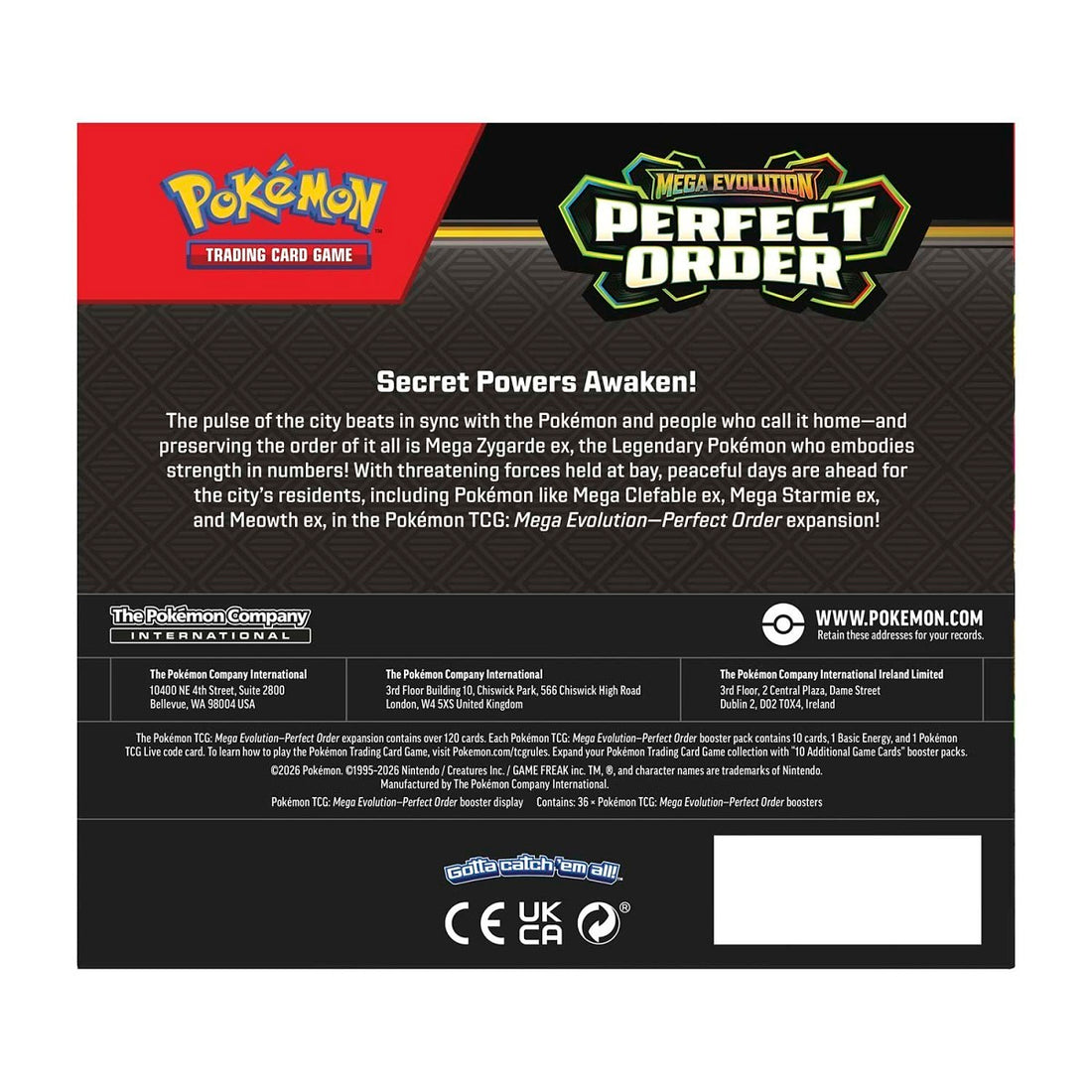 Pokémon TCG: Mega Evolution-Perfect Order Booster Box