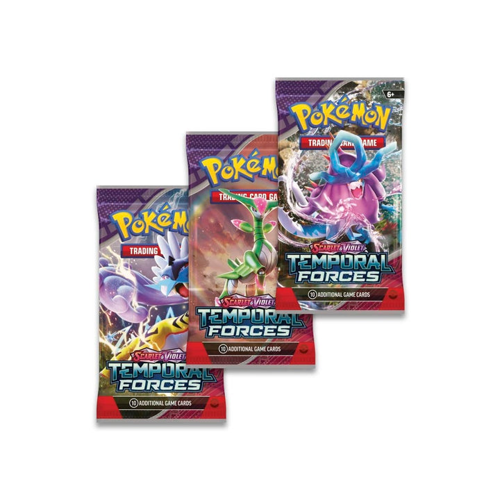Pokémon TCG: Scarlet & Violet-Temporal Forces 3 Booster Packs & Cyclizar Promo Card