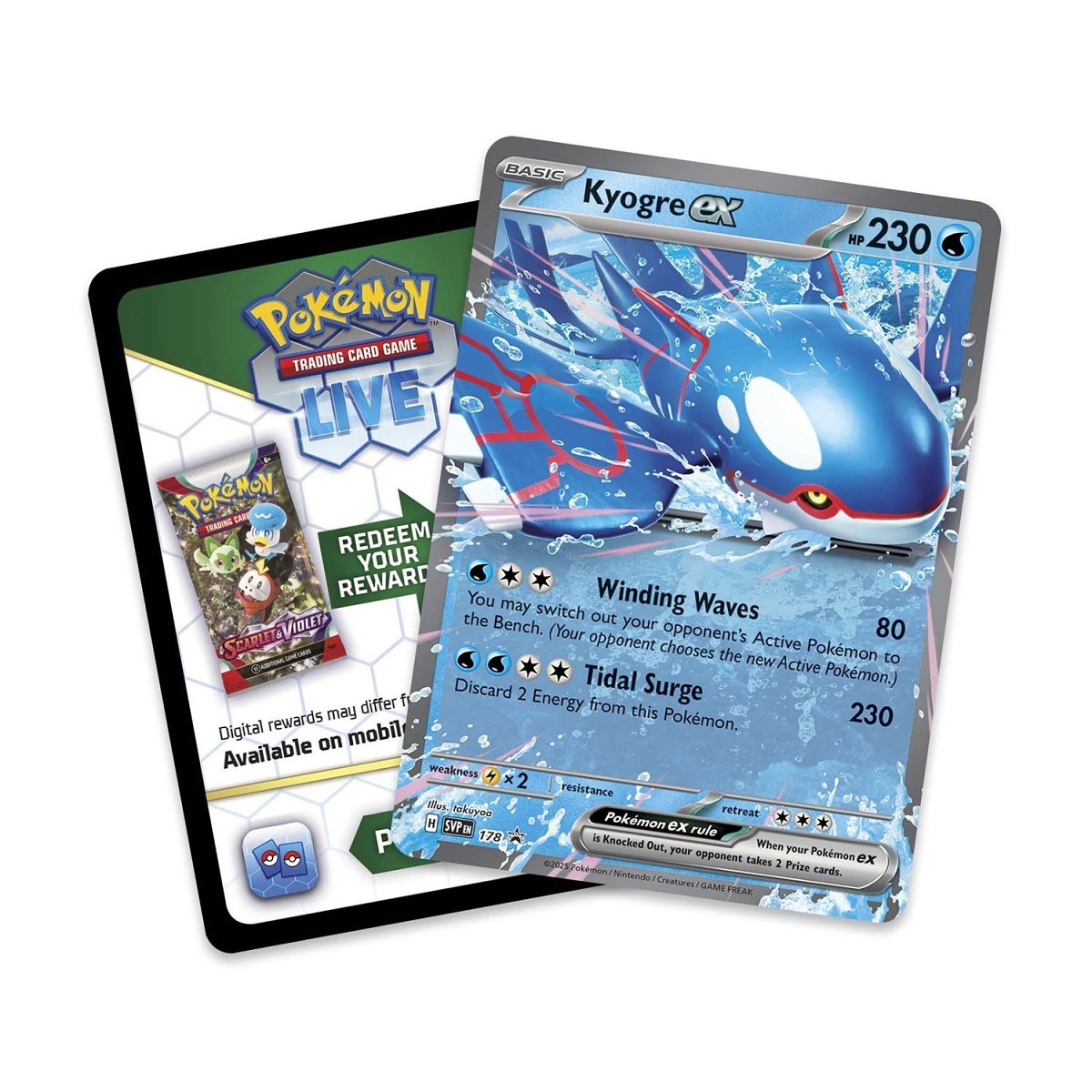 Pokémon TCG: Azure Legends Tin (Kyogre ex)